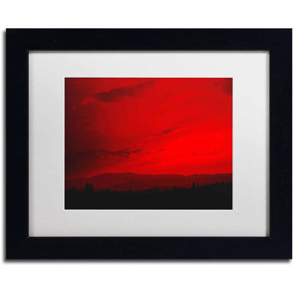 Trademark Fine Art "To the Threshold of Silence" Canvas Art by Philippe Sainte-Laudy, White Matte, Black Frame