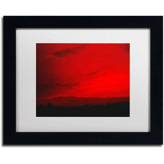 Trademark Fine Art "To the Threshold of Silence" Canvas Art by Philippe Sainte-Laudy, White Matte, Black Frame