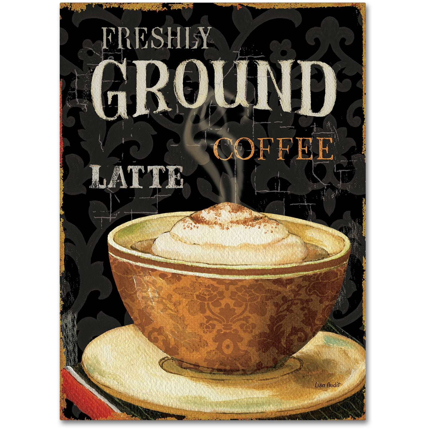 Today's Coffee II 24" x 32" Canvas Art by Lisa Audit