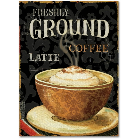 Trademark Fine Art "Today's Coffee II" Canvas Art by Lisa Audit