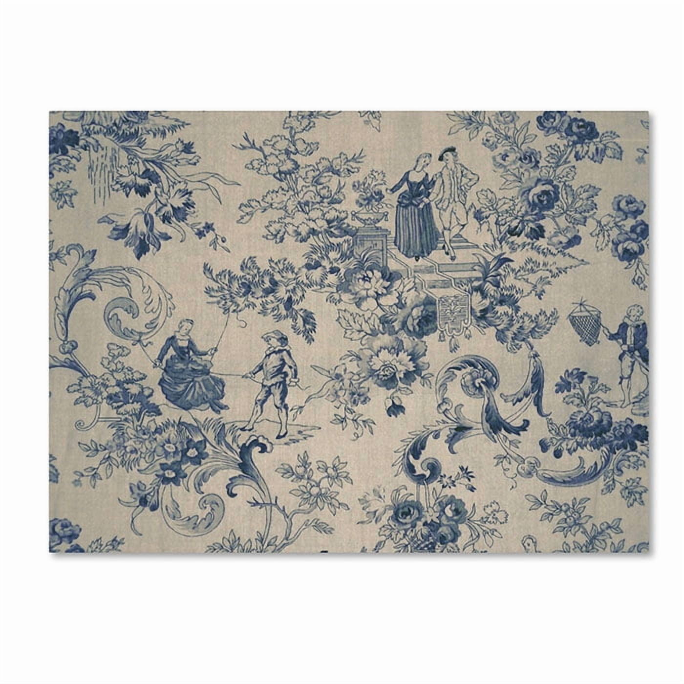 Trademark Fine Art "Toile Fabrics I" Canvas Art by Color Bakery
