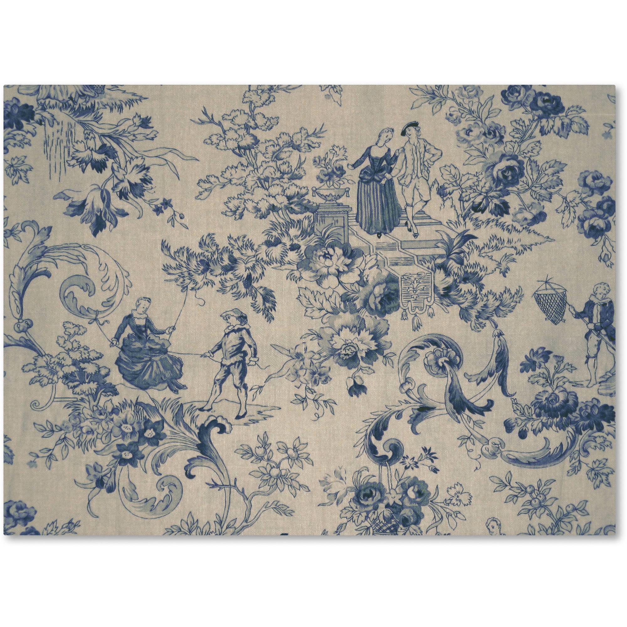 Trademark Fine Art "Toile Fabrics I" Canvas Art by Color Bakery