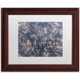 thumbnail image 1 of Trademark Fine Art "Toile Fabrics II" Canvas Art by Color Bakery White Matte, Wood Frame, 1 of 4