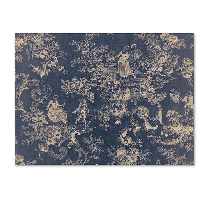 Trademark Fine Art "Toile Fabrics II" Canvas Art by Color Bakery
