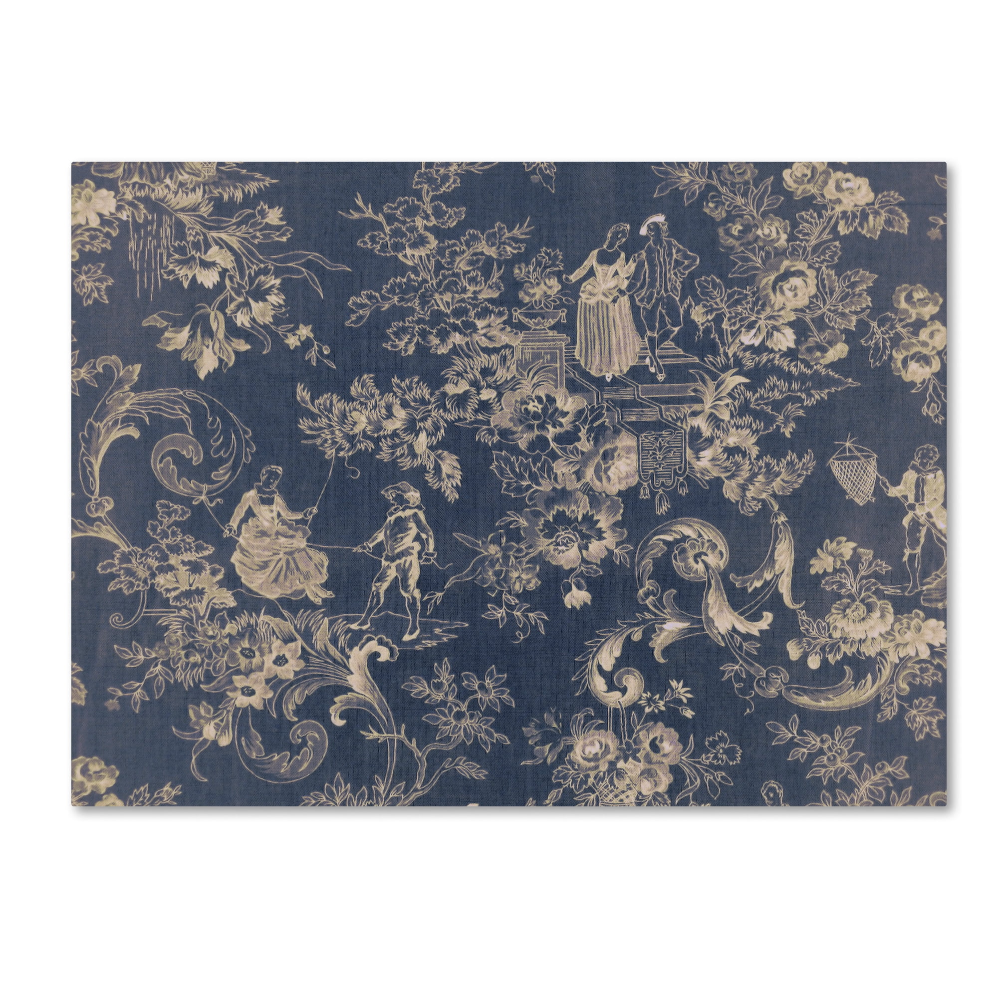 Trademark Fine Art 'Toile Fabrics II' Canvas Art by Color Bakery