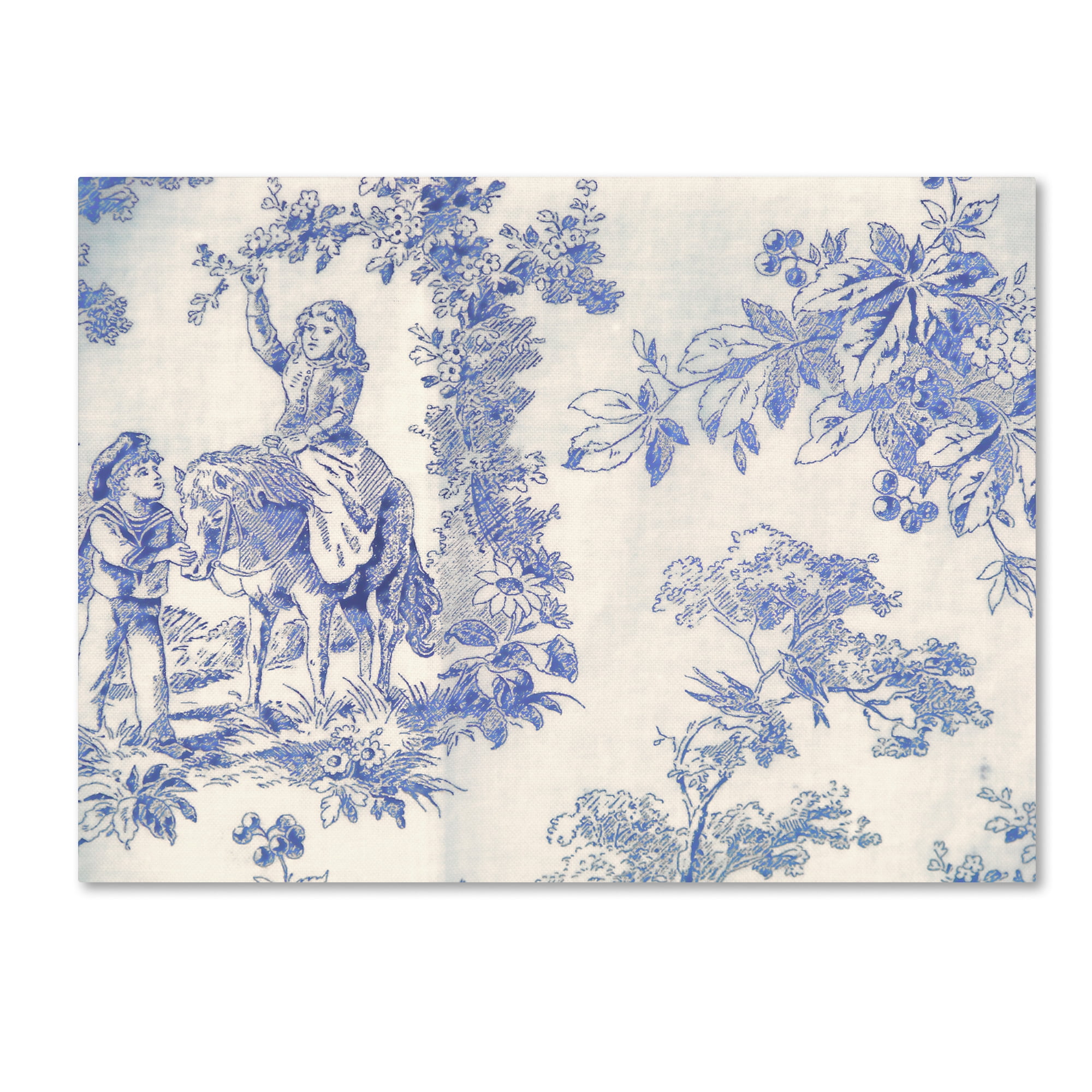 Trademark Fine Art 'Toile Fabrics VI' Canvas Art by Color Bakery