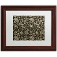 thumbnail image 1 of Trademark Fine Art "Toile Fabrics VIII" Canvas Art by Color Bakery White Matte, Wood Frame, 1 of 1