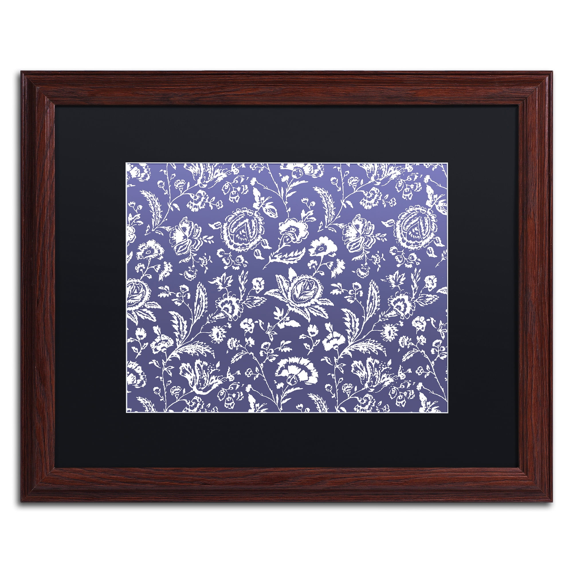 Trademark Fine Art 'Toile Fabrics X' Matted Framed Art by Color Bakery