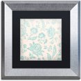 thumbnail image 1 of Trademark Fine Art "Toile Fabrics XI" Canvas Art by Color Bakery Black Matte, Silver Frame, 1 of 4