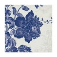 thumbnail image 1 of Trademark Fine Art 'Toile Roses IV Indigo' Canvas Art by Sue Schlabach, 1 of 3