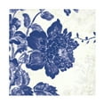 thumbnail image 1 of Trademark Fine Art 'Toile Roses IV Indigo' Canvas Art by Sue Schlabach, 1 of 4
