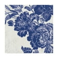 thumbnail image 1 of Trademark Fine Art 'Toile Roses V Indigo' Canvas Art by Sue Schlabach, 1 of 3