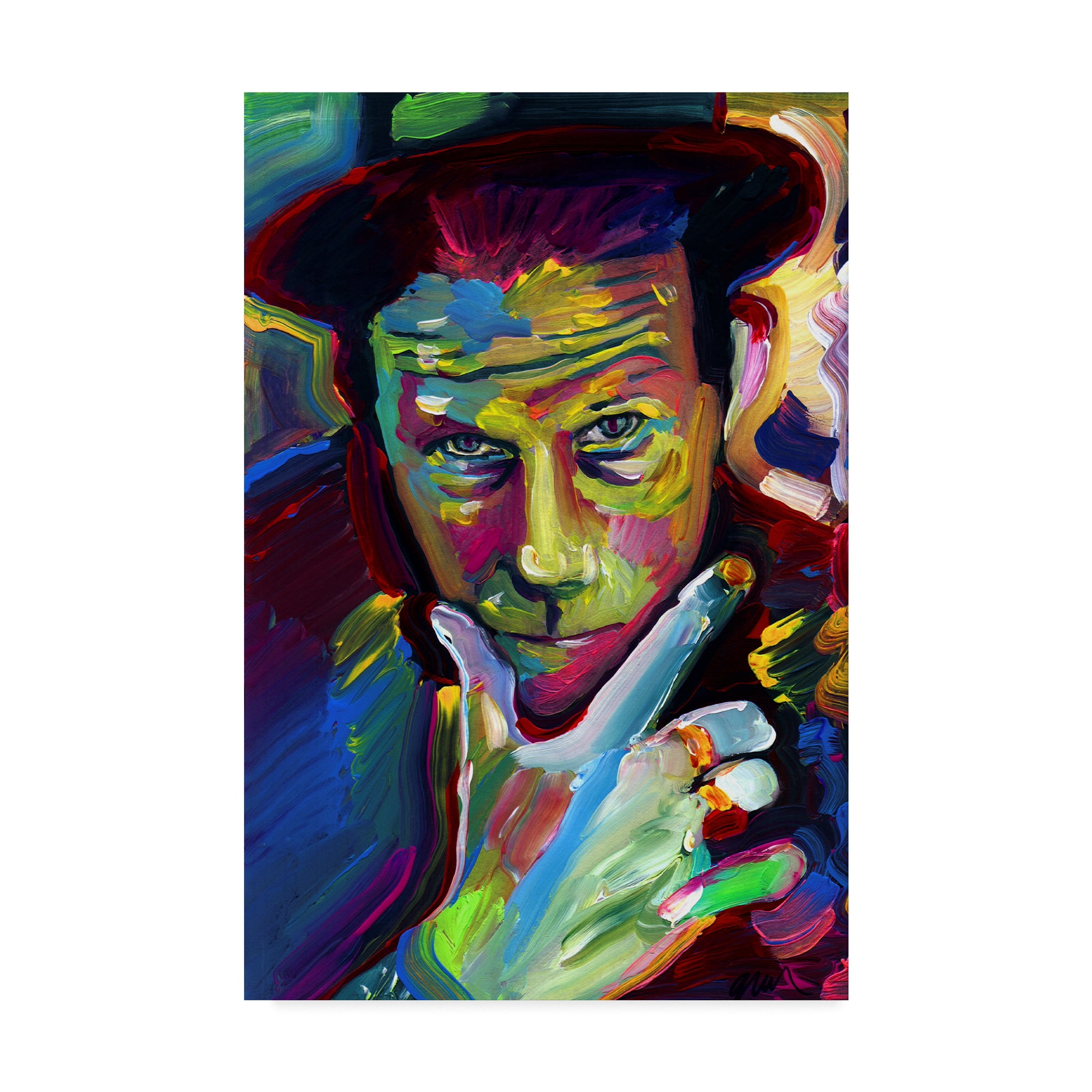 Trademark Fine Art 'Tom Waits' Canvas Art by Howie Green