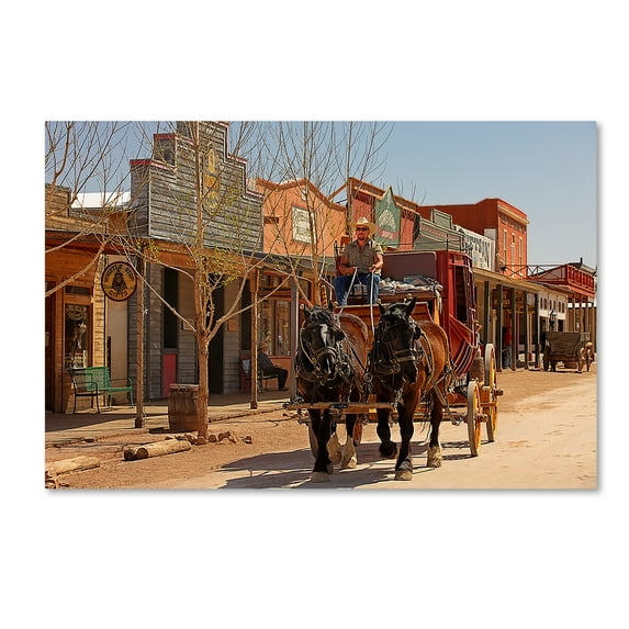 Trademark Fine Art 'Tombstone X' Canvas Art by Mike Jones Photo