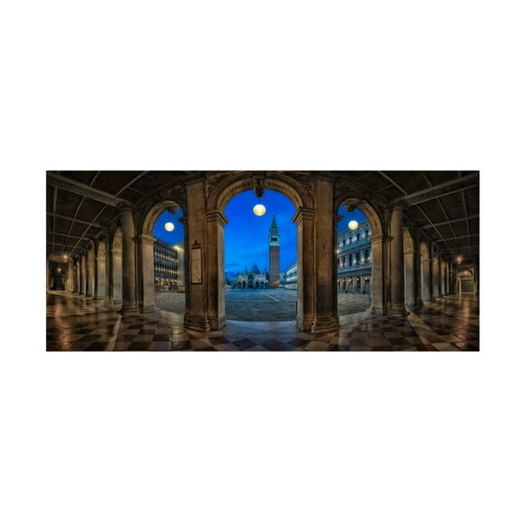 Trademark Fine Art Tommaso Pessotto  San Marco panorama Canvas Wall Art