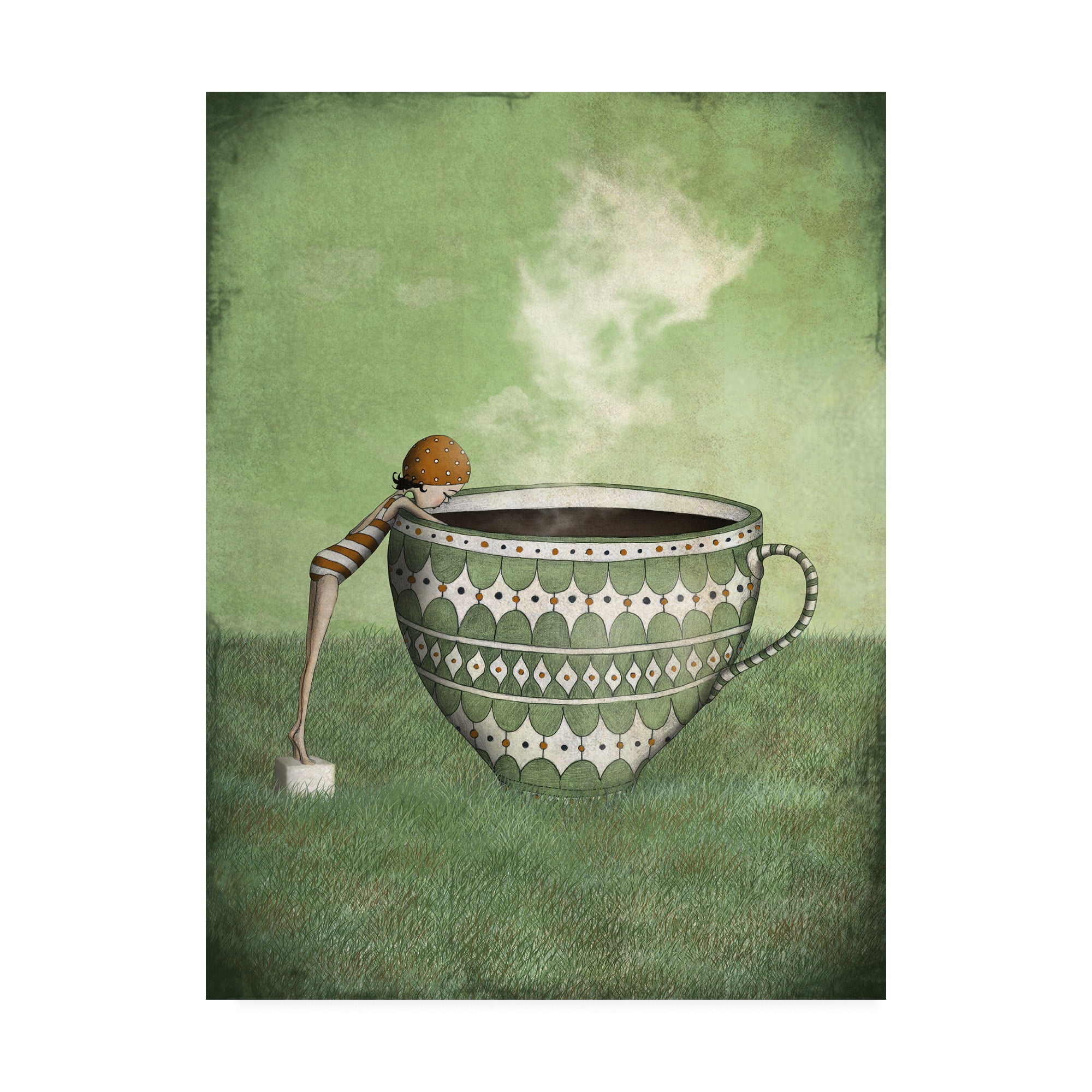 Trademark Fine Art 'Too Hot' Canvas Art by Maja Lindber