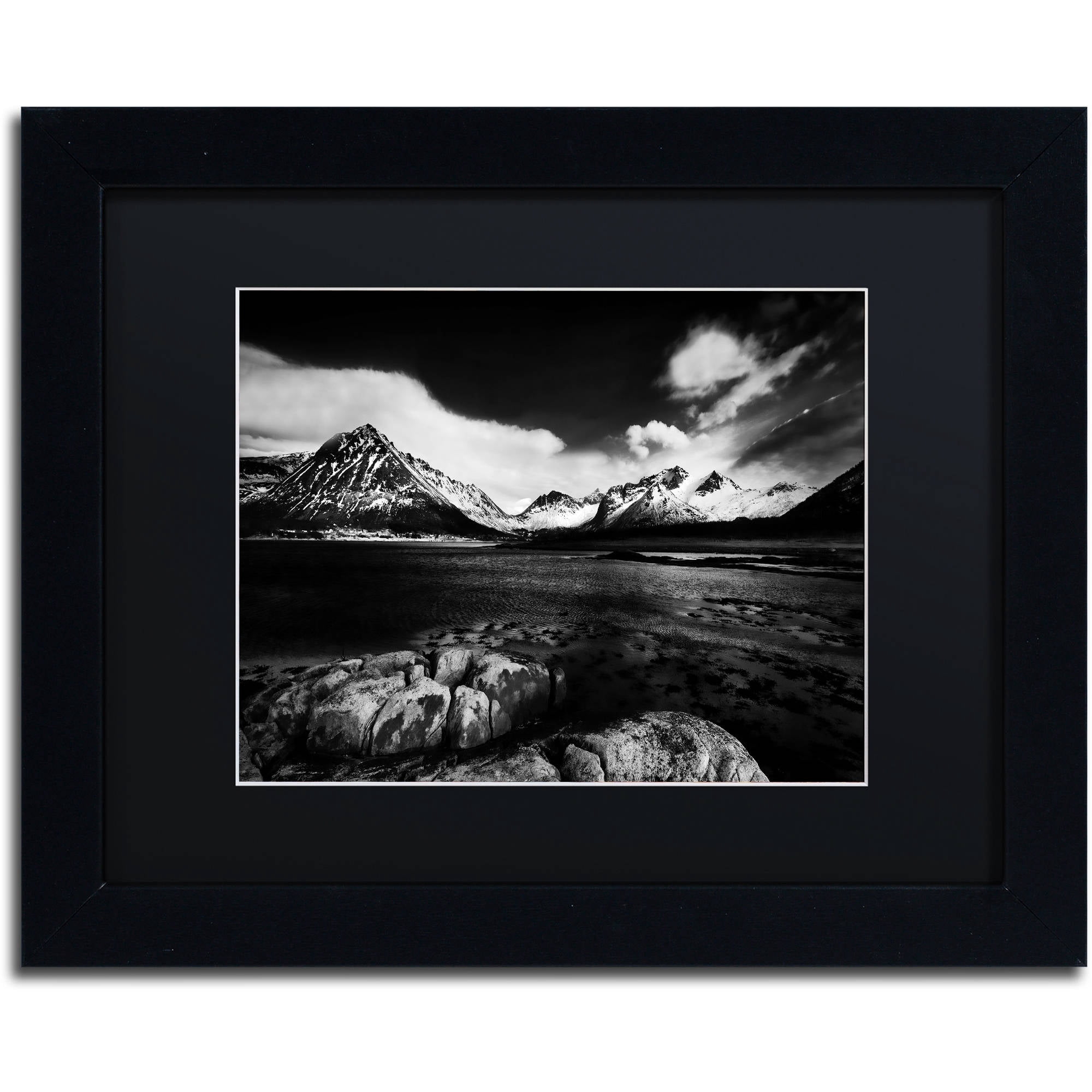 Trademark Fine Art "Took So Long" Canvas Art by Philippe Sainte-Laudy Black Matte, Black Frame