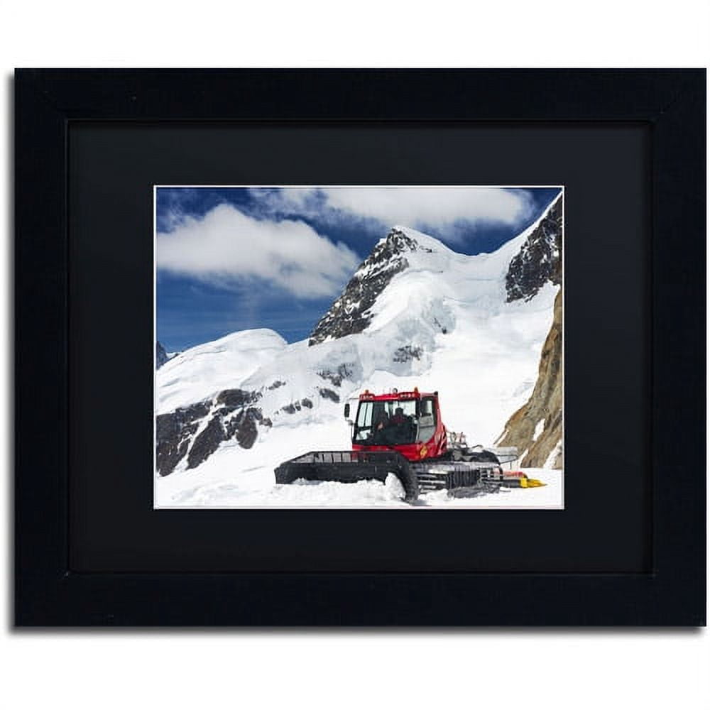 Trademark Fine Art "Top of Switzerland" Canvas Art by Philippe Sainte-Laudy, Black Matte, Black Frame