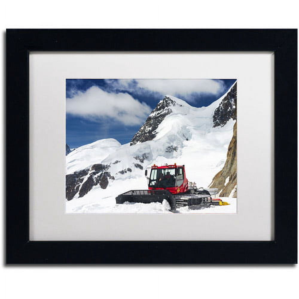 Trademark Fine Art "Top of Switzerland" Canvas Art by Philippe Sainte-Laudy, White Matte, Black Frame