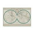 thumbnail image 1 of Trademark Fine Art 'Torkingtons World Map Ivory' Canvas Art by Sue Schlabach, 1 of 3