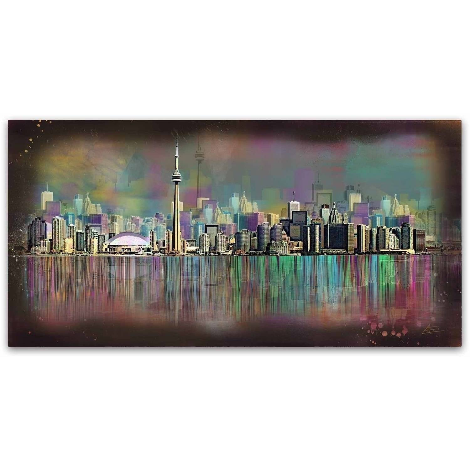 Trademark Fine Art 'Toronto' Canvas Art by Ellicia Amando