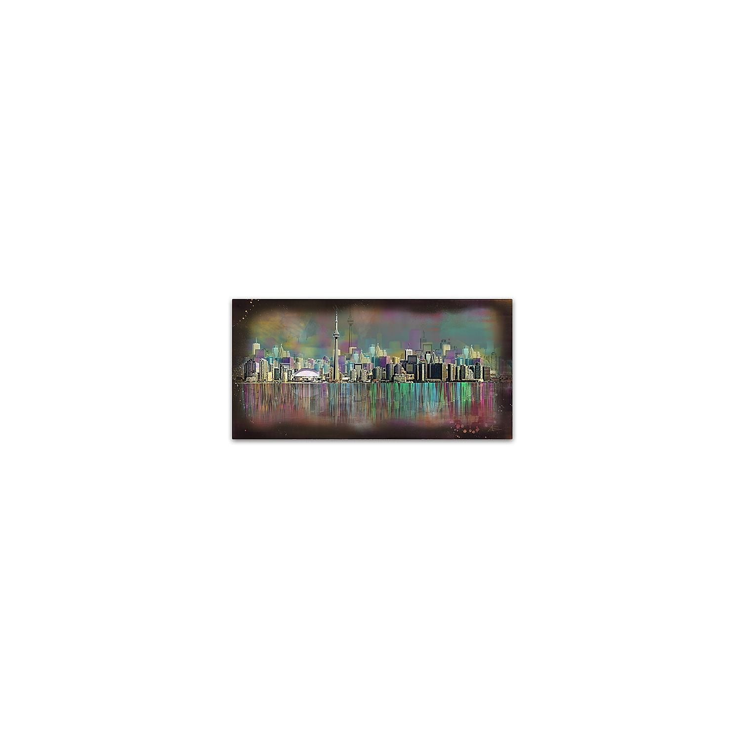 Trademark Fine Art 'Toronto' Canvas Art by Ellicia Amando