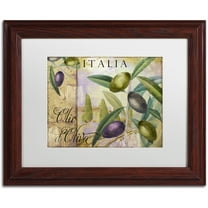 Trademark Fine Art "Toscana I" Canvas Art by Color Bakery White Matte, Wood Frame