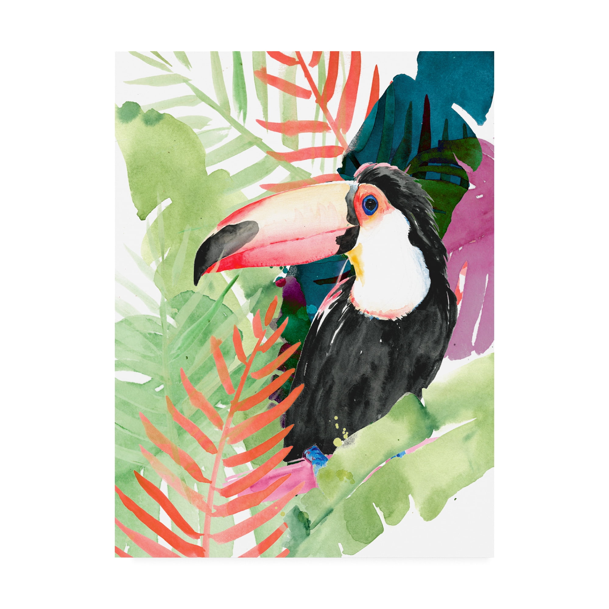 Trademark Fine Art 'Toucan Palms I' Canvas Art by Jennifer Paxton Parker
