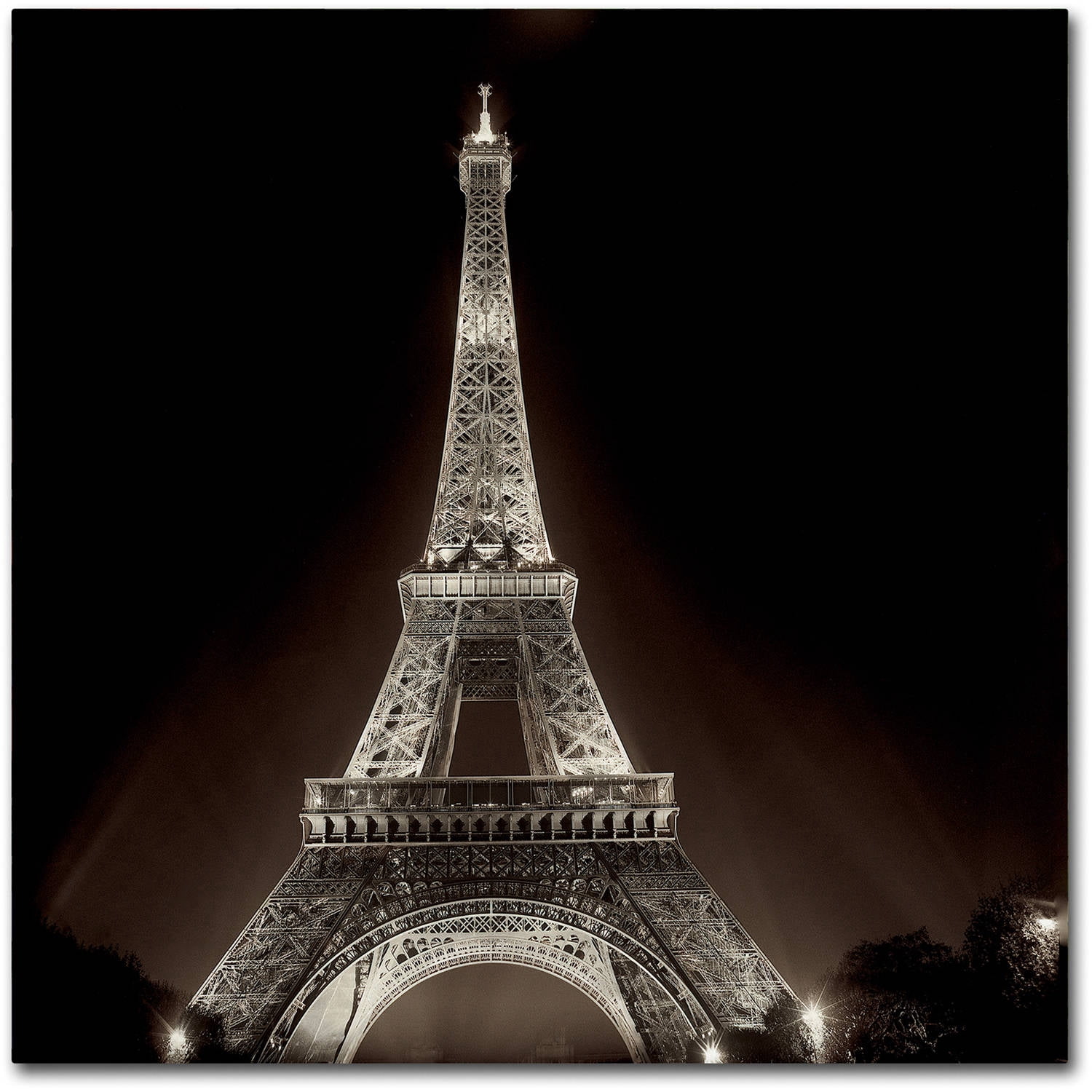 Trademark Fine Art "Tour Eiffel II" Canvas Art by Alan Blaustein