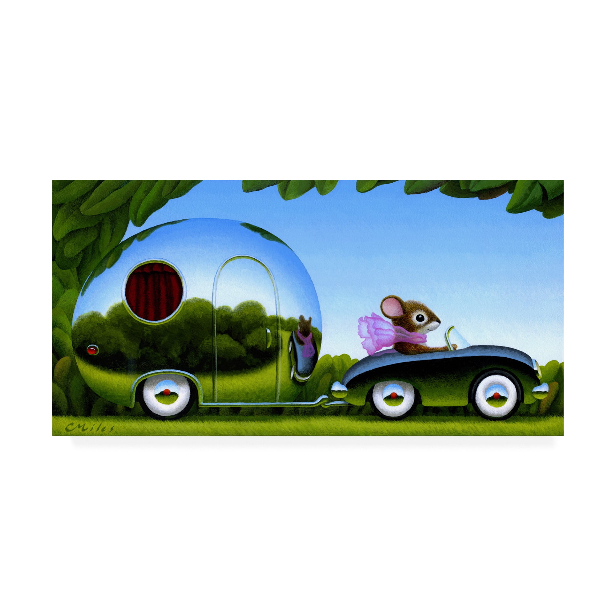 Trademark Fine Art 'Touring' Canvas Art by Chris Miles