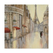 Trademark Fine Art 'Touring Paris Couple III' Canvas Art by Julia Purinton