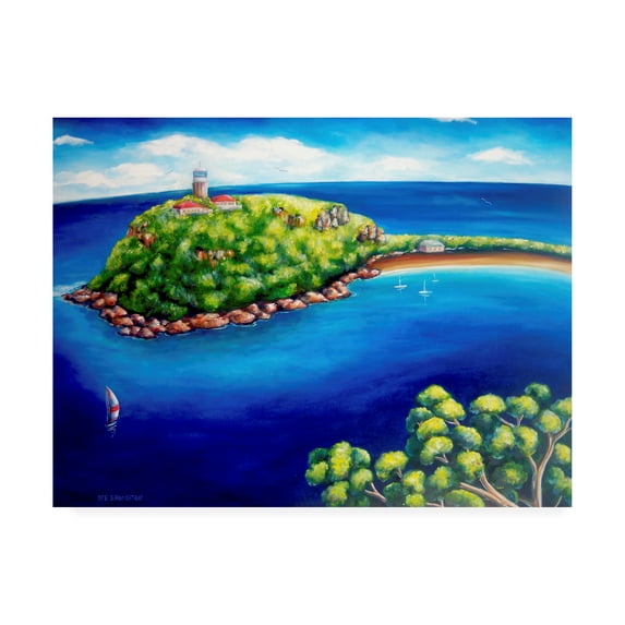 Trademark Fine Art 'Tourist Barrenjoey' Canvas Art by Deborah Broughton