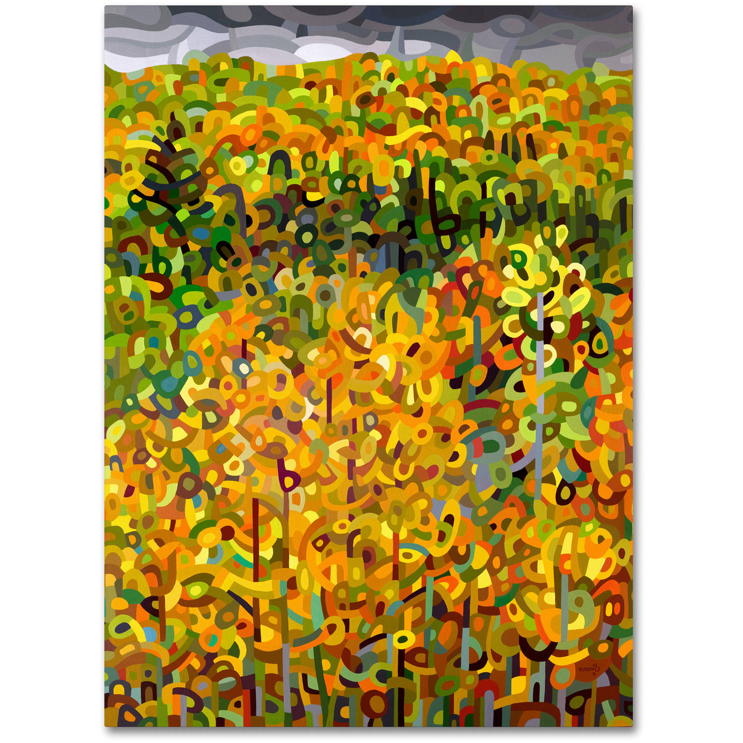 Trademark Fine Art "Towards Autumn" Canvas Art by Mandy Budan