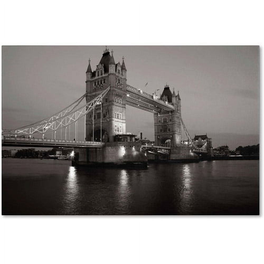 Trademark Fine Art "Tower Bridge I" Canvas Art by Chris Bliss