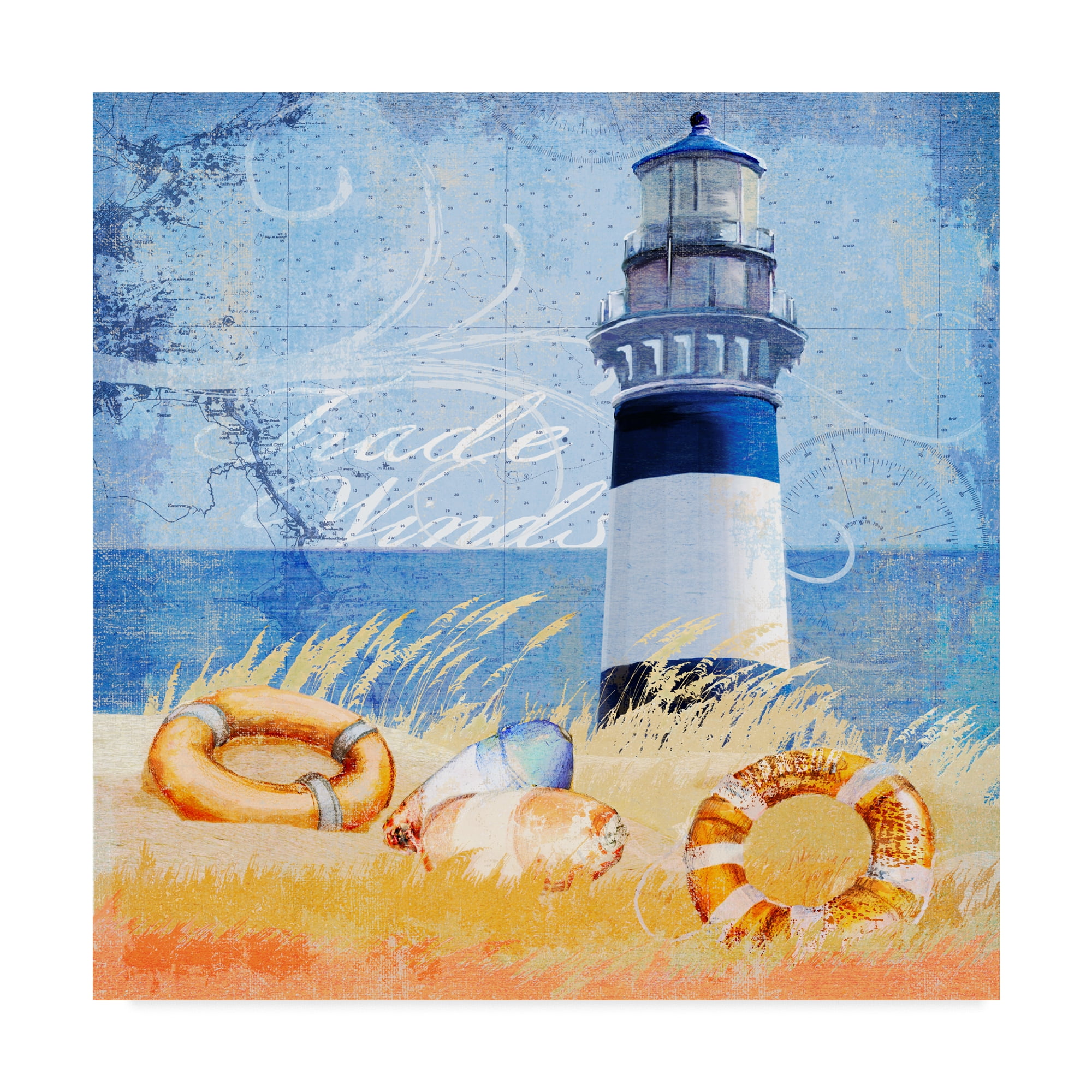 Trademark Fine Art 'Trade Winds Lighthouse' Canvas Art by Art Licensing Studio