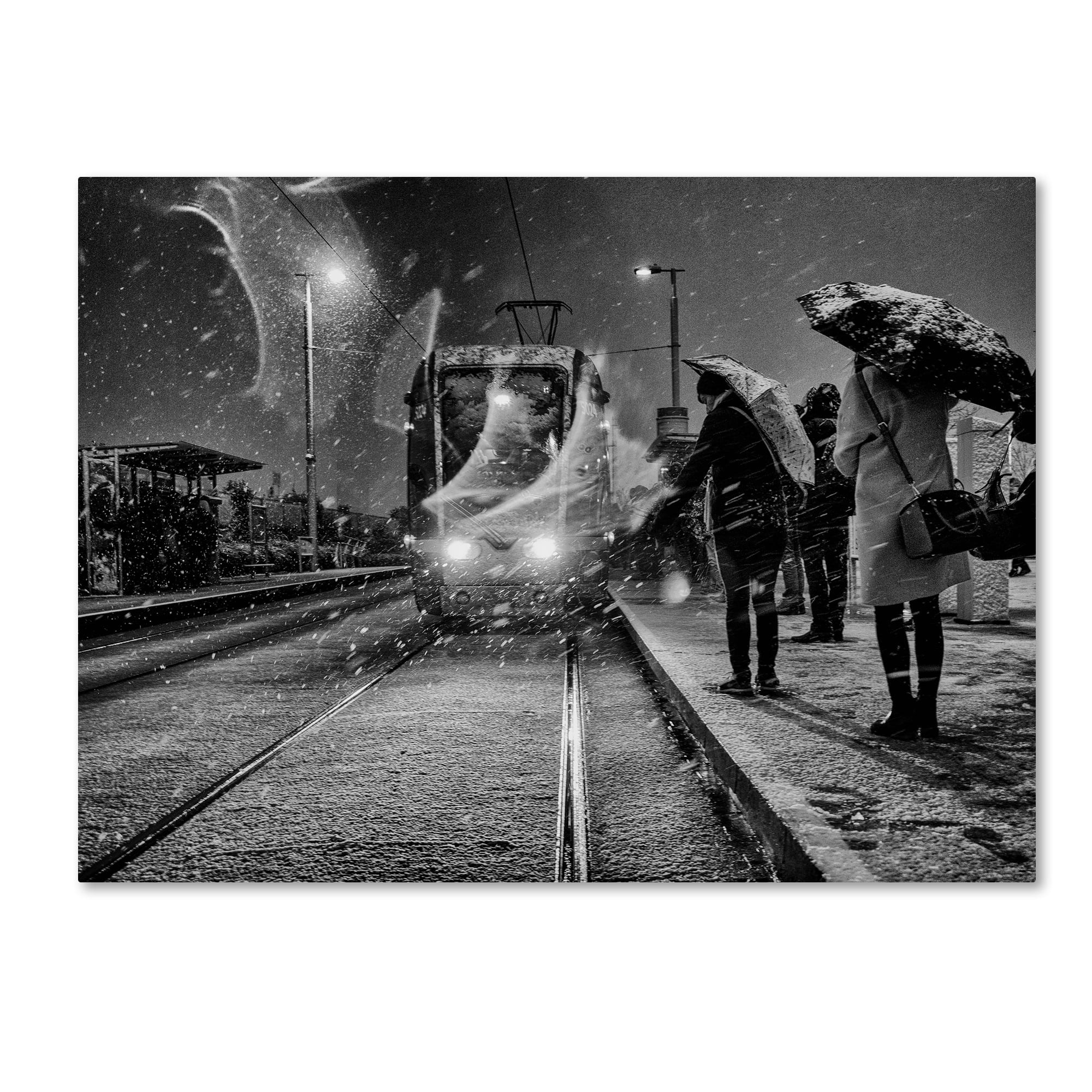 Trademark Fine Art 'Train' Canvas Art by Maciej Przeklasa