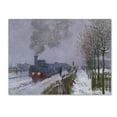 thumbnail image 1 of Trademark Fine Art "Train In the Snow" Canvas Art by Claude Monet, 1 of 3