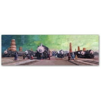 Trademark Fine Art "Trainyard" Canvas Art by Eric Joyner