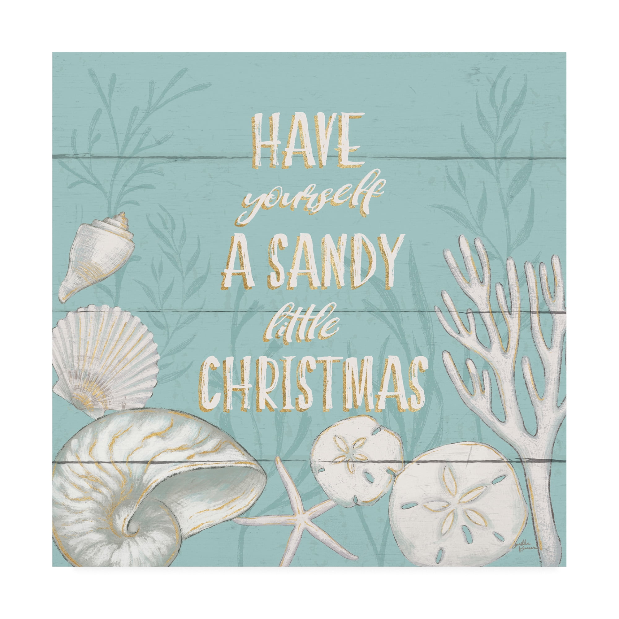 Trademark Fine Art 'Tranquil Morning III Christmas' Canvas Art by Janelle Penner