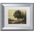 thumbnail image 1 of Trademark Fine Art "Tranquility" Canvas Art by Daniel Moises, White Matte, Silver Frame, 1 of 4