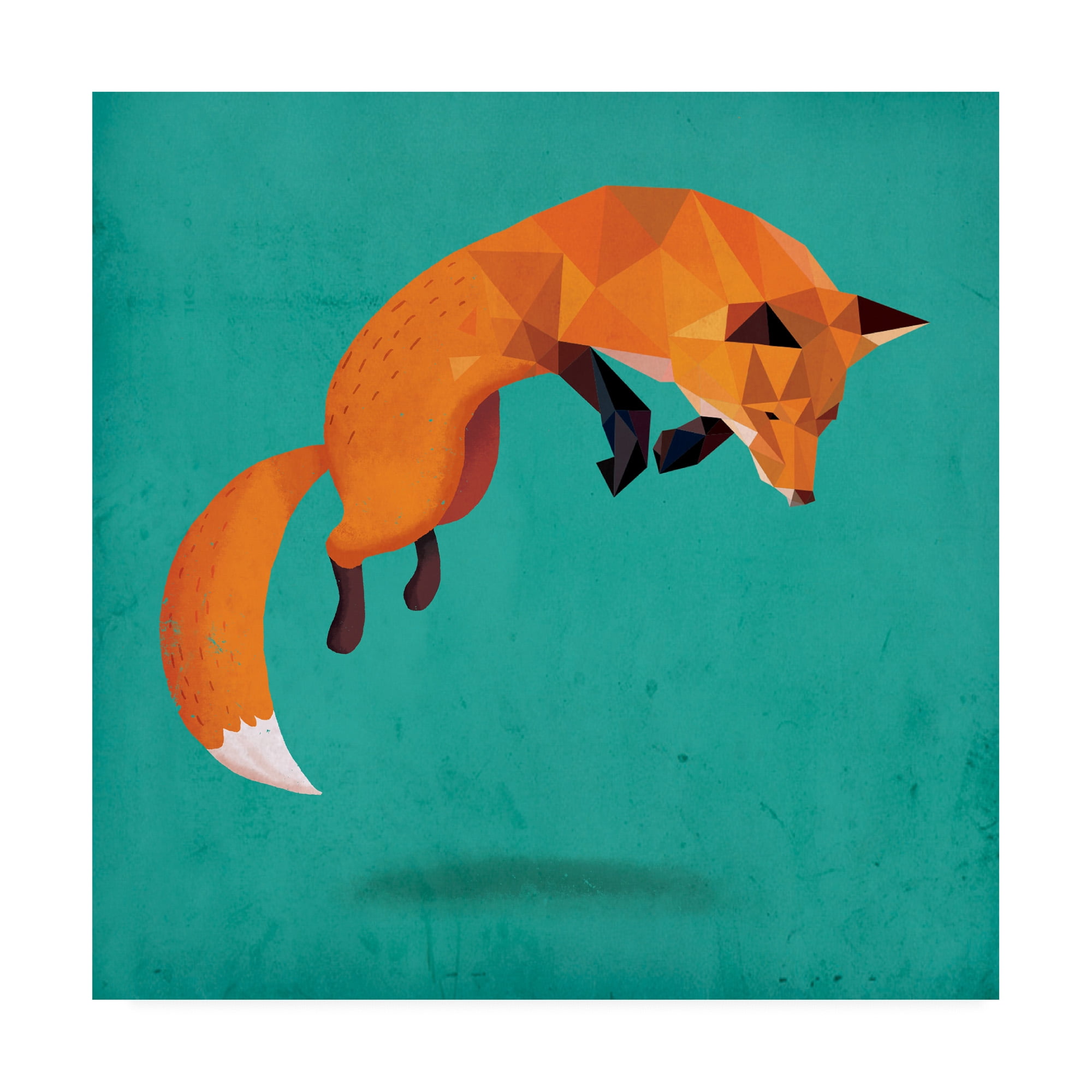 Trademark Fine Art 'Transition Fox' Canvas Art by Michael Buxto