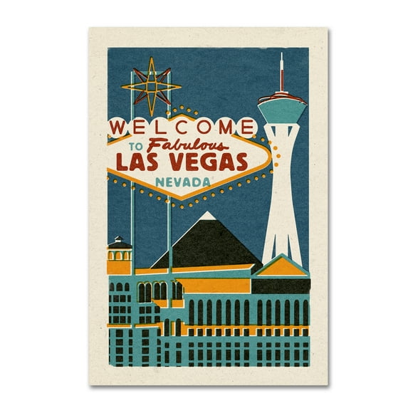 Trademark Fine Art 'Travel 101' Canvas Art by Lantern Press