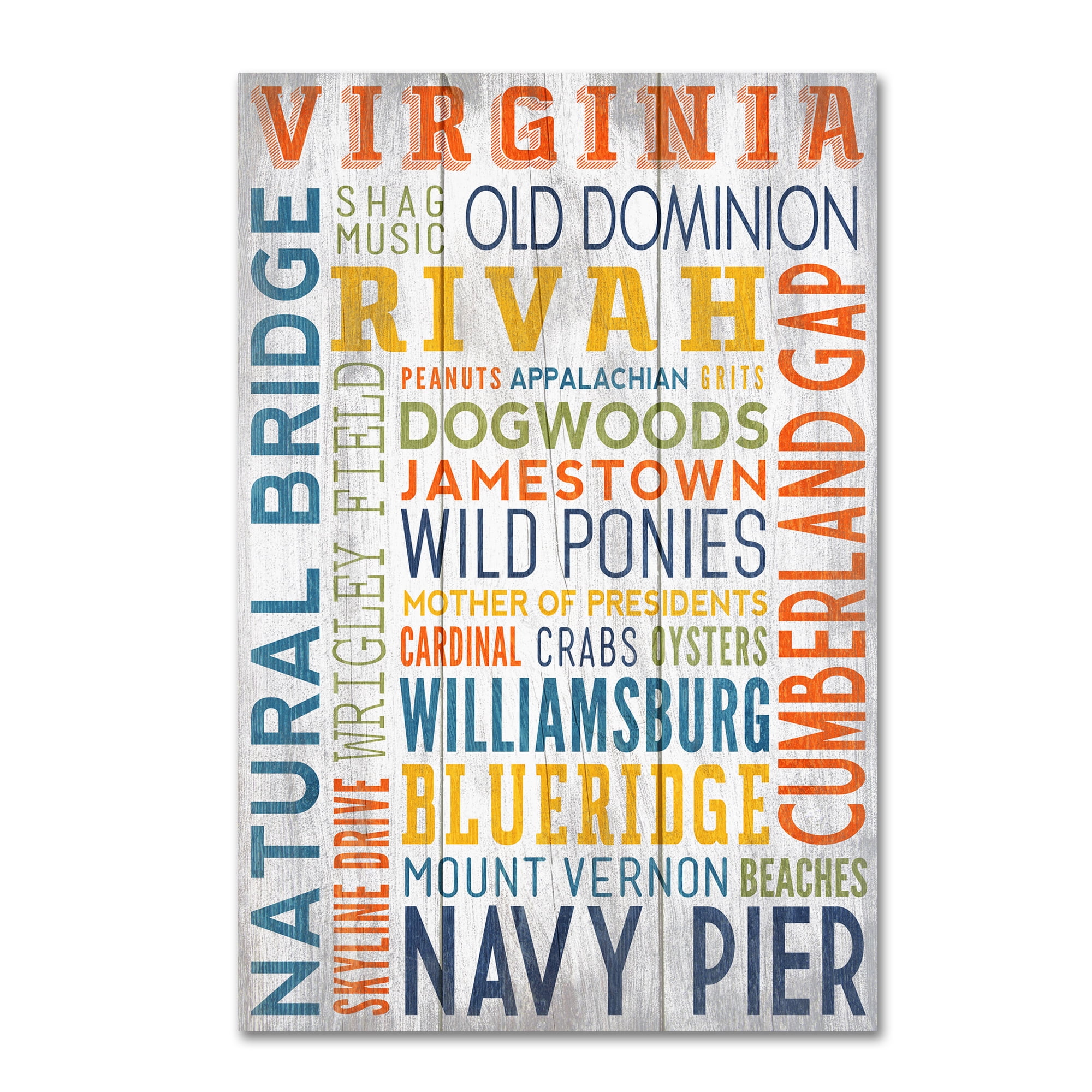 Trademark Fine Art 'Travel 104' Canvas Art by Lantern Press