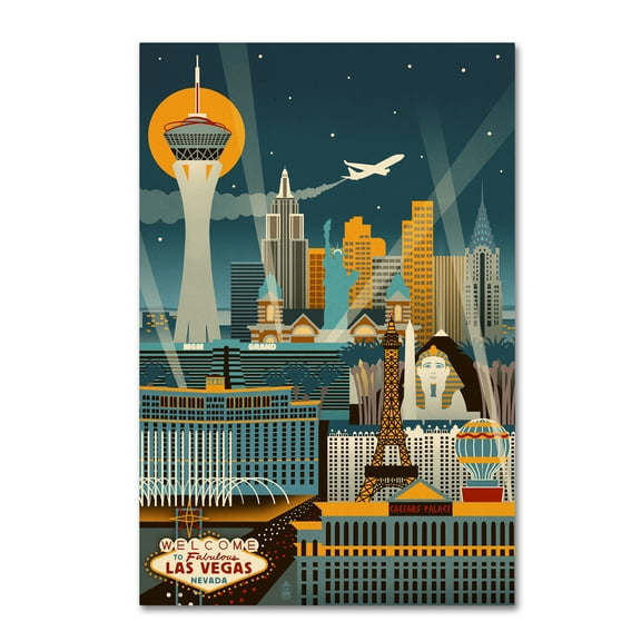 Trademark Fine Art 'Travel 132' Canvas Art by Lantern Press