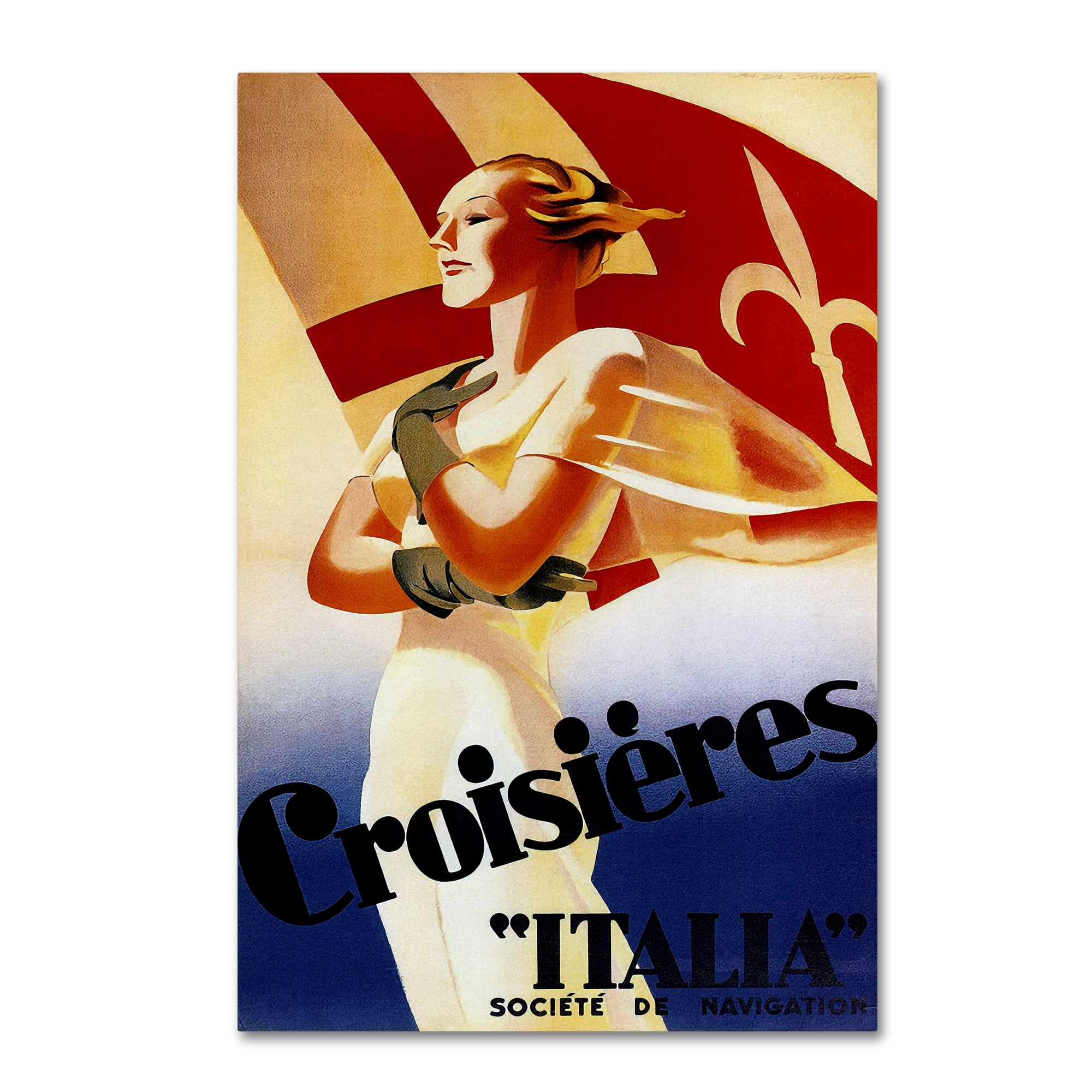 Trademark Fine Art 'Travel 14' Canvas Art by Vintage Lavoie