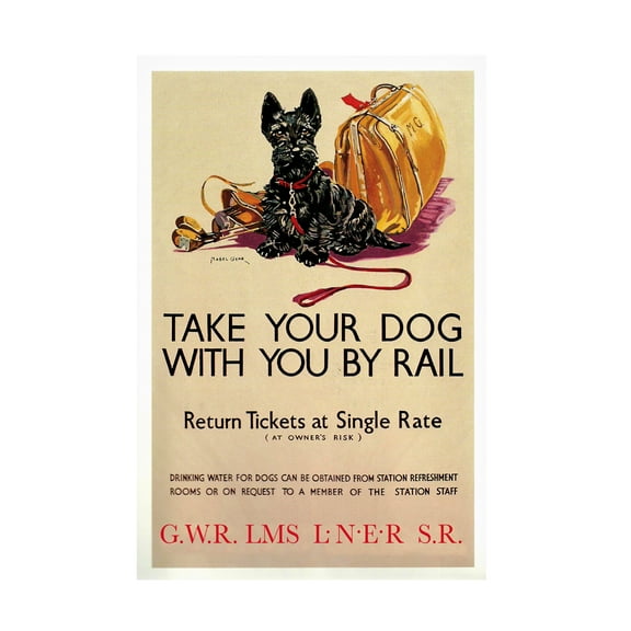 Trademark Fine Art 'Travel 16 II' Canvas Art by Vintage Lavoie