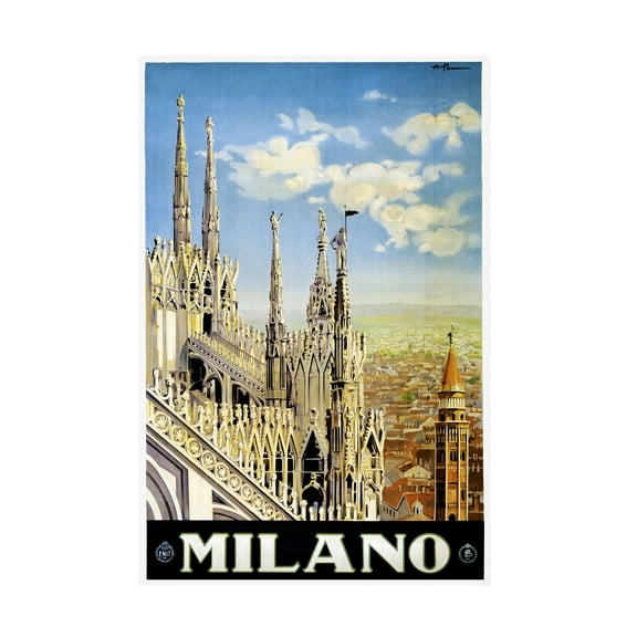 Trademark Fine Art 'Travel 16 III' Canvas Art by Vintage Lavoie