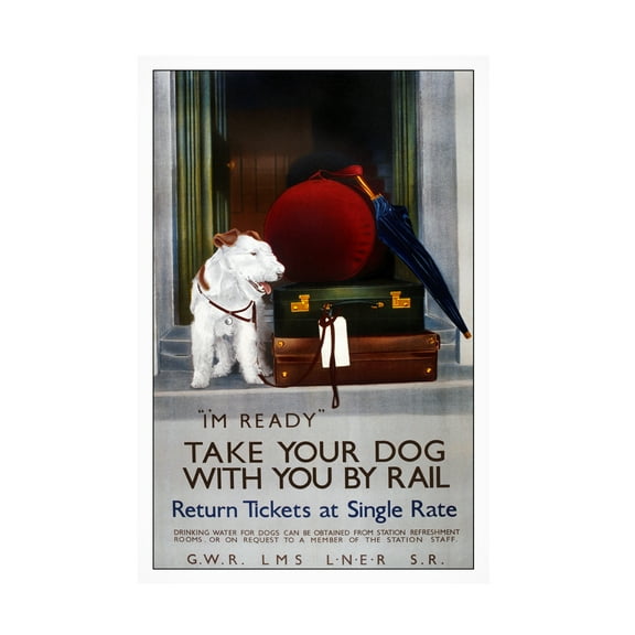 Trademark Fine Art 'Travel 23 II' Canvas Art by Vintage Lavoie