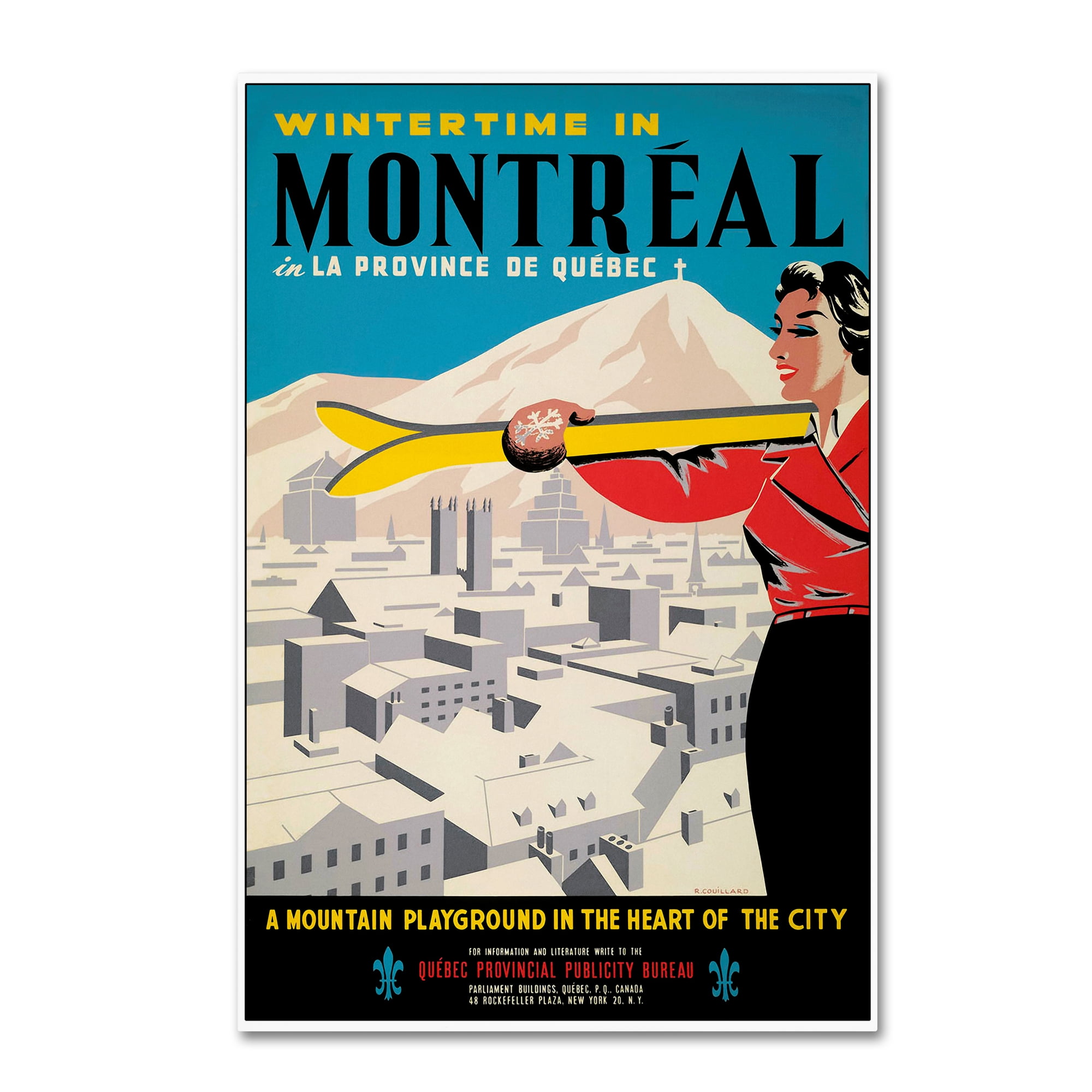 Trademark Fine Art 'Travel 245' Canvas Art by Vintage Lavoie