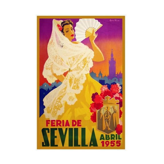 Trademark Fine Art 'Travel 251' Canvas Art by Vintage Lavoie